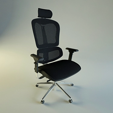 Sleek Cyber Chair 3D model image 1 