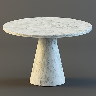 Marble Table: Elegant and Durable 3D model image 1 