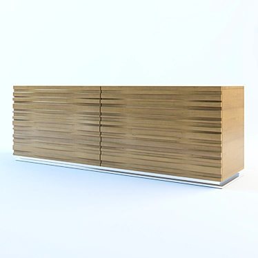 Casablanca Chest: Stylish Storage Solution 3D model image 1 