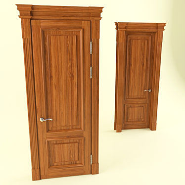  Modern Door Unit 3D model image 1 