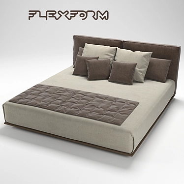 Grandemare Flexform: Ultimate Comfort for Your Bedroom 3D model image 1 