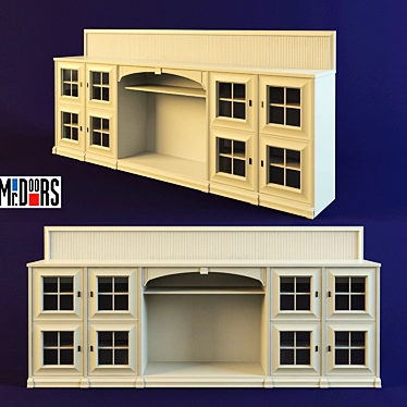 Timeless Elegance: Mr.Doors Chest 3D model image 1 