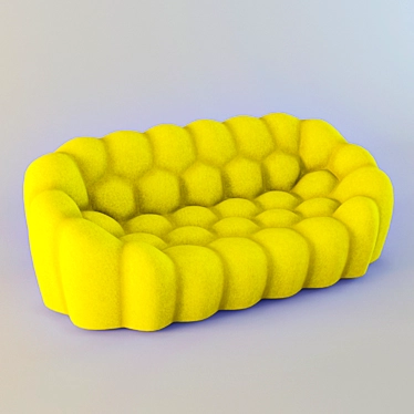 Modern Luxe Bubble Sofa 3D model image 1 