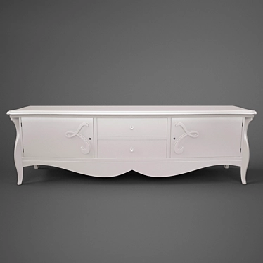 Corte Zari Sofia TV Stand 3D model image 1 