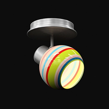 Coloris Ceiling Light: Sleek, Stylish, and Bright! 3D model image 1 