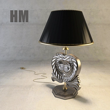 Heart of Hercules Table Lamp 3D model image 1 