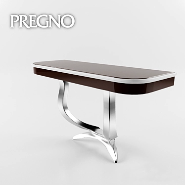 PREGNO TC20-1R Console in Art Deco Style 3D model image 1 