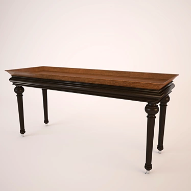 Elegant Italian Console: MARIONI 3D model image 1 