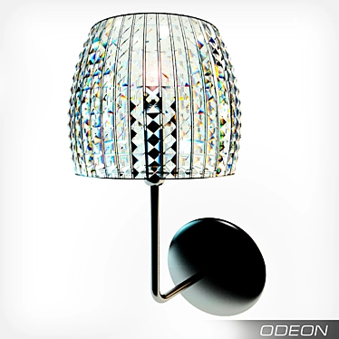 Odeon Nelsa Crystal Chandelier 3D model image 1 