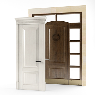 Custom Made Entrance and Interior Doors 3D model image 1 