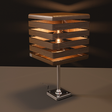 Illuminary Dream: Artistic Table Lamp 3D model image 1 