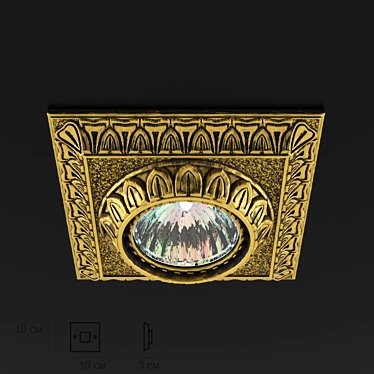 Reccagni Angelo Spot: Textured Lighting 3D model image 1 