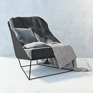 Sleek Modern Comfort: Bonaldo Alfie 3D model image 1 