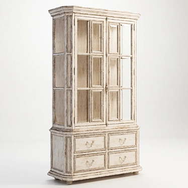 Olmedo Cabinet - Stylish and Spacious Storage Solution 3D model image 1 