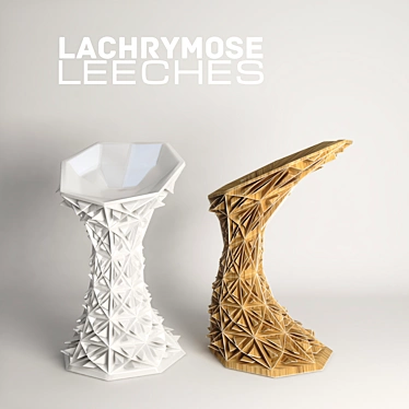 Title: Lachrymose Leeches: Stylish Seating Solution. 3D model image 1 