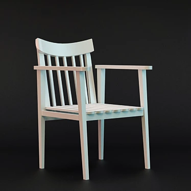 Terrace Chair: Comfort & Style 3D model image 1 