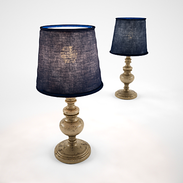 Elegant Henning Table Lamp 3D model image 1 