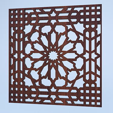 Elegant Arabesque Model for Firms 3D model image 1 