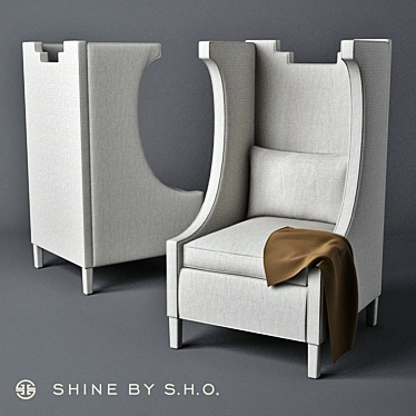 S.H.O. Lolita Chair: Luxury, Style, Comfort 3D model image 1 