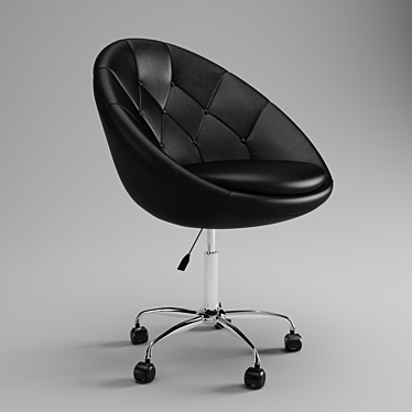 Luxury Leather Chair 3D model image 1 