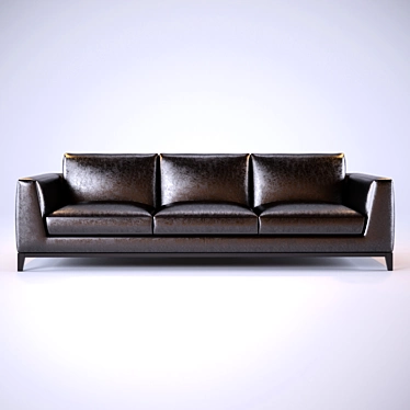 Elegant Lutetia Sofa by Maxalto 3D model image 1 