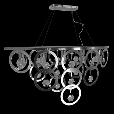 Elegant Calony Chandelier 3D model image 1 