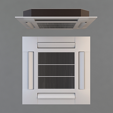 CoolZone: Smart Air Conditioner 3D model image 1 