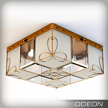 Odeon Light Guana - Bronze Ceiling Light 3D model image 1 