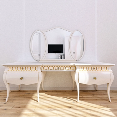 Elegant Turri Versailles Chair 3D model image 1 
