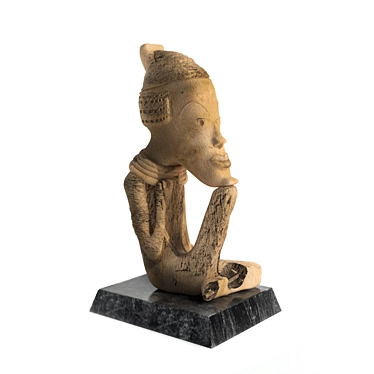 African Love Deity: Nok 3D model image 1 