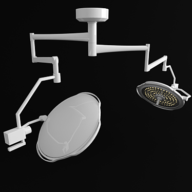 Surgical LED Light 3D model image 1 