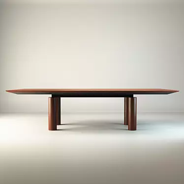 Elegant Office Table: Poltrona Frau CEO 3D model image 1 