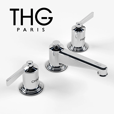 Elegant Faubourg Metal Faucet 3D model image 1 