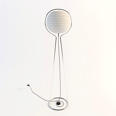 Elegant VETE Floor Lamp 3D model image 1 