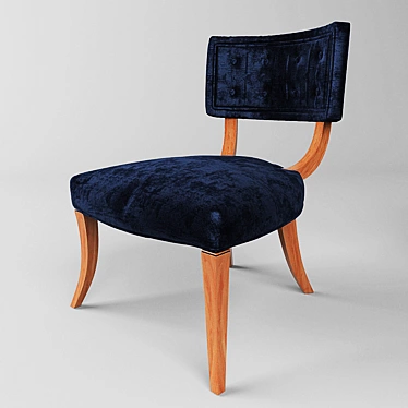 Elegant Elledue Chair 3D model image 1 