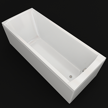 Luxury Acrylic Swana Bathtub 3D model image 1 