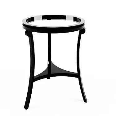 Sleek Soho Side Table 3D model image 1 