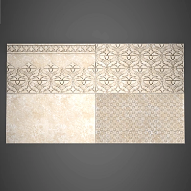 Spanish Tile: AZULEJOS EL MIJARES - 28x50 cm 3D model image 1 