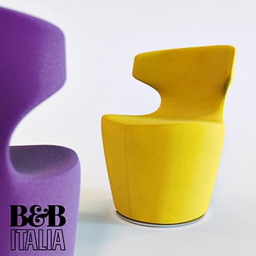 Compact Comfort: Mini Papilio Chair 3D model image 1 