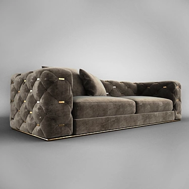 Luxurious Roberto Cavalli Sofa 3D model image 1 