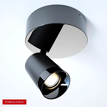 Sleek Motion Pendant Light 3D model image 1 