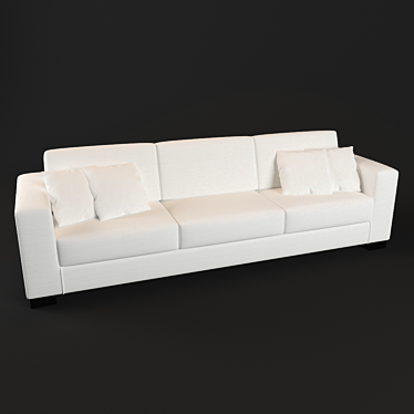 Modern Multi-functional Corner Sofa 3D model image 1 