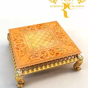 Rampoldi Creations Table: ALYS 34/C/R 92 3D model image 1 