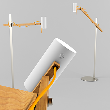 Elegant Floor Lamp: Idol Torcher 3D model image 1 