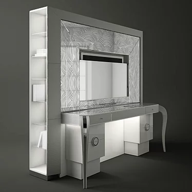 Elegant Vanity Table: Florence Collections 3D model image 1 