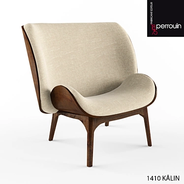 French Made Perrouin Kalin Armchair 3D model image 1 