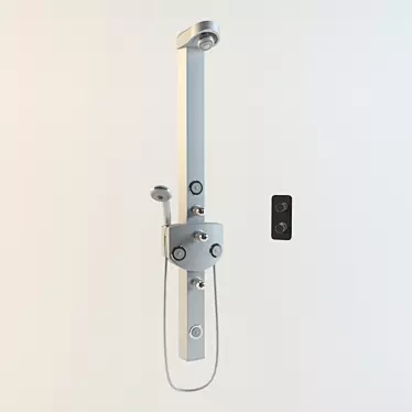 Grohe Aquatower 3000: Ultimate Shower Experience 3D model image 1 