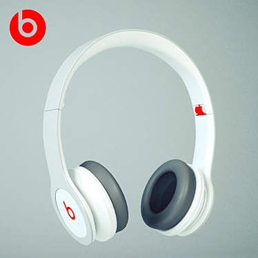 Title: HD Sound, Sleek Style: Monster Beats Solo 3D model image 1 