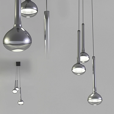 Elegant Pendant Lighting Solution 3D model image 1 