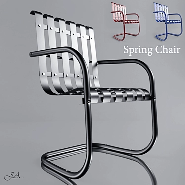Versatile Spring Chair 3D model image 1 